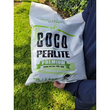 Nutrifield Coco Coir Perlite Mix - Ideal 70/30 Blend for Optimal Plant Growth