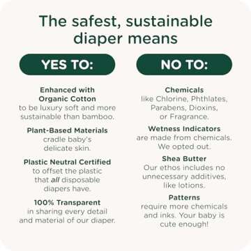 HealthyBaby Diapers EWG Verified Safe Plant-Based Protection