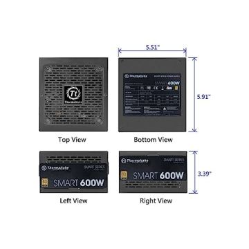 Thermaltake Toughpower GX2 600W 80 Plus Gold Power Supply