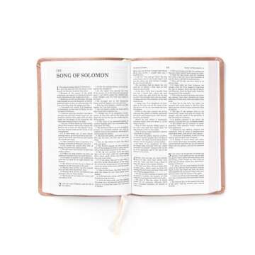 Rose Gold LeatherTouch KJV Personal Size Bible for You