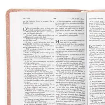 Rose Gold LeatherTouch KJV Personal Size Bible for You