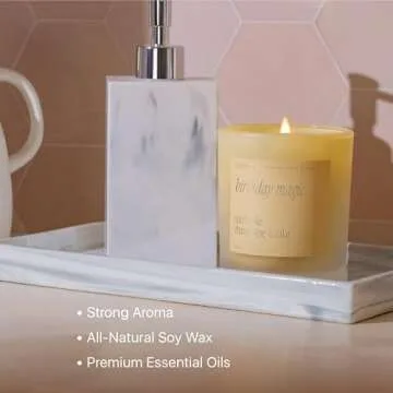 Benevolence LA Birthday Magic Scented Candles | 10 oz, 40-50 Hour Burn Premium Soy Candle | Happy Birthday Gifts for Women | Cake Scented Long Lasting Home Fragrance