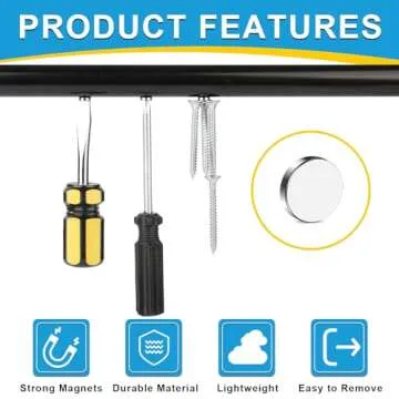 Small Magnets, 180 Pack Refrigerator Magnets 6x2mm Rare Earth Magnets Neodymium Magnets for Crafts, Whiteboard, Kitchen Cabinet