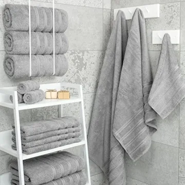 American Soft Linen Luxury 4 Piece Towel Set 100% Cotton
