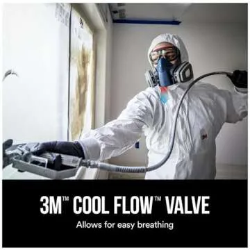 3M Professional Paint Respirator, Recommended For Spray Painting And Jobs With Solvents, Long Lasting Comfort, Medium, N95, 7512PA1-A