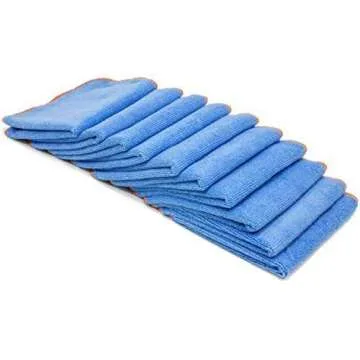 Silver-Infused Microfiber Cloths with EP 10% RUCO-BAC AGP®. Go Beyond Ordinary Cleaning. 10 Washable/Reusable 12"x12" Cloths.