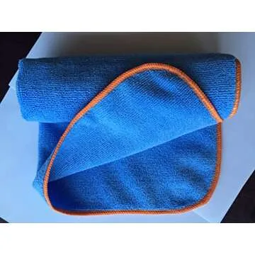 Silver-Infused Microfiber Cloths with EP 10% RUCO-BAC AGP®. Go Beyond Ordinary Cleaning. 10 Washable/Reusable 12"x12" Cloths.