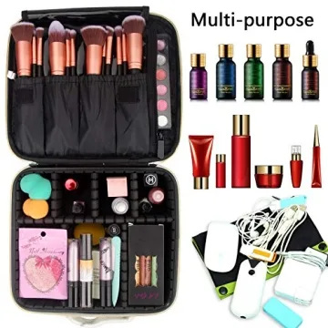 Stylish Relavel Marble Makeup Bag Large Organizer for Travel