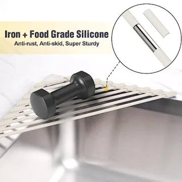 Tomorotec Triangle Dish Drying Rack - Compact & Stylish