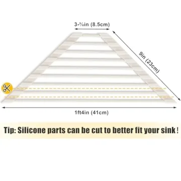 Tomorotec Triangle Dish Drying Rack - Compact & Stylish