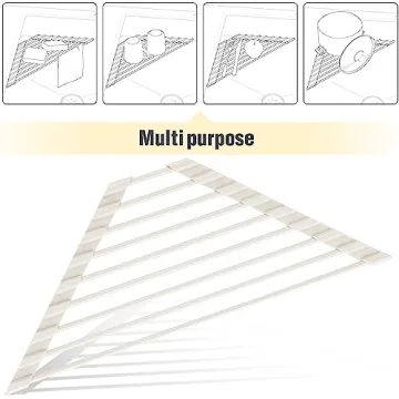 Tomorotec Triangle Dish Drying Rack - Compact & Stylish