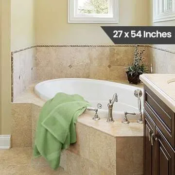 Utopia Towels 4 Pack Premium Bath Towels Set 600GSM