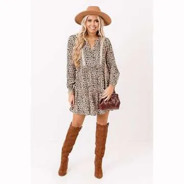 Erocalli Brown Knee-High Boots Suede Boots Fall Boot For Women Chunky Block High Heel Slouchy Boot Round Toe Side Zipper