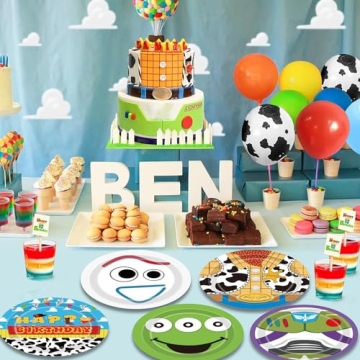 Toy Inspired Story Birthday Party Supplies Plates for Kids