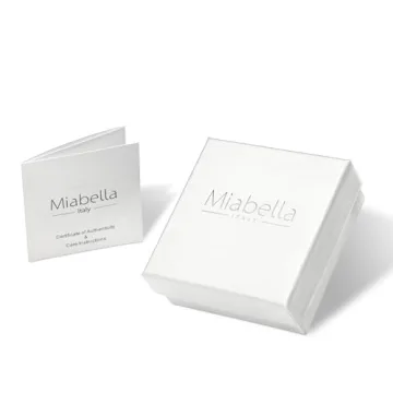 Miabella Paperclip Bracelet in 18K Gold Over Silver