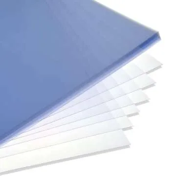 Juvale 100 Pack Clear Presentation Covers for Binding, Letter Size 10 Mil Plastic Sheets for Reports, Presentations, Awards, Books (8.5 x 11 in)