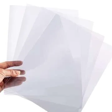 Juvale 100 Pack Clear Presentation Covers for Binding, Letter Size 10 Mil Plastic Sheets for Reports, Presentations, Awards, Books (8.5 x 11 in)