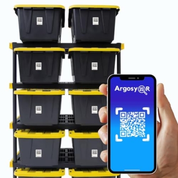 QR Labels for Moving, Storage, Organizing, Office, Tools - Scan Smart QR Code Stickers on Totes, Box...