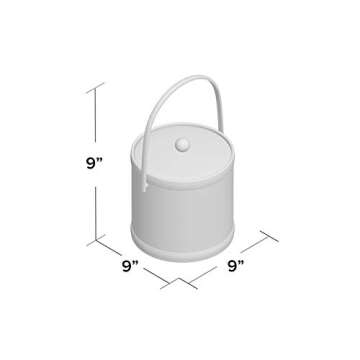 Kraftware Black with Polished Brass 3 Qt