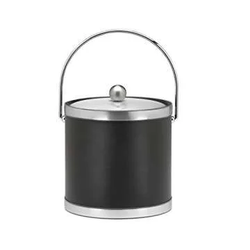 Kraftware Black with Polished Brass 3 Qt