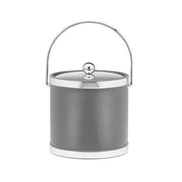 Kraftware Black with Polished Brass 3 Qt