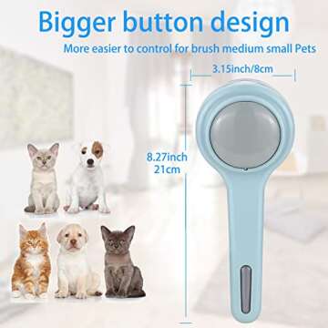 Cat Grooming Brush for Easy Shedding and Massage