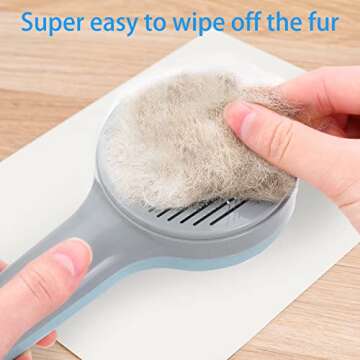 Cat Grooming Brush for Easy Shedding and Massage