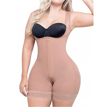 Sonryse 211BF Fajas Colombianas Post Surgery High Compression Stage 2 Faja Lipo 360 Tummy Tuck Mocha...