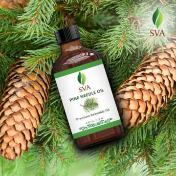Natural Pine Needle Essential Oil for Diffuser & Skin Care