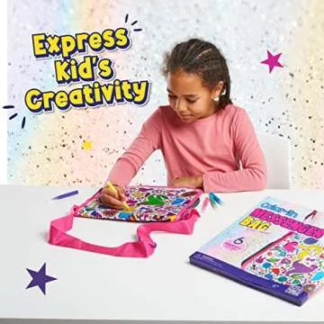 Color Your Own Mermaid Messenger Bag Craft Kit for Girls