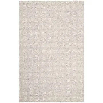 SAFAVIEH Marbella Collection Area Rug - 8' x 10', Beige, Handmade Wool, Ideal for High Traffic Areas in Living Room, Bedroom (MRB525B)