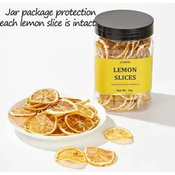 Premium Dried Lemon Slices - Natural & No Additives