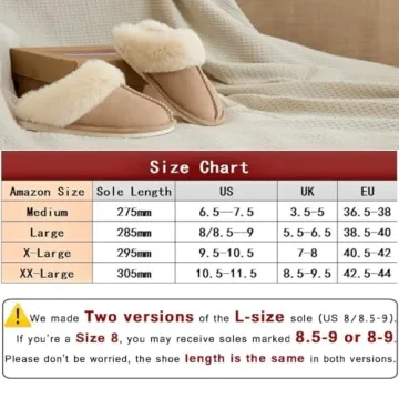 Donpapa Women's Fluffy Memory Foam Slippers for Home