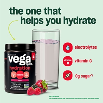 Vega Sport Hydration Powder, Lemon Lime - Electrolyte Drink