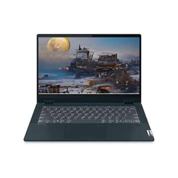 Lenovo IdeaPad Flex 5i 14" FHD (1920x1080) 2-in-1 Touchscreen Laptop, Intel Core i3-1115G4 up to 3.0GHz, 4GB RAM, 256GB SSD, Webcam, Bluetooth, Windows 11S, Abyss Blue, EAT Mouse Pad