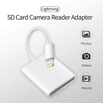 Easy Photo Transfer with FUHAYA SD Card Reader for iPhone