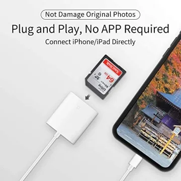 Easy Photo Transfer with FUHAYA SD Card Reader for iPhone