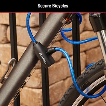 Master Lock Bike Lock Cables 3-Pack for Versatile Security