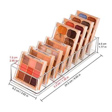 JessLab Elegant Clear Acrylic Organizer with 8 Cube Sections