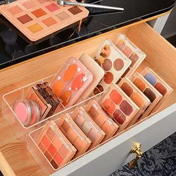JessLab Acrylic Organizer for Stylish Makeup Storage