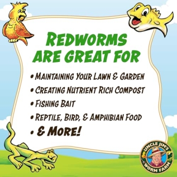 Premium Red Wiggler Composting Worms for Healthy Gardens