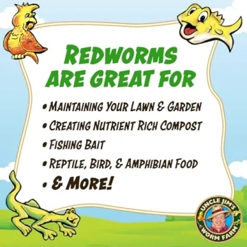 Premium Red Wiggler Composting Worms for Healthy Gardens