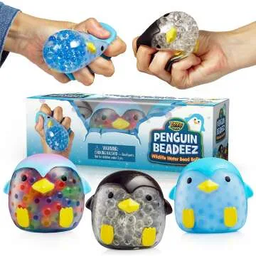 Penguin Stress Relief Balls for Anxiety - Set of 3