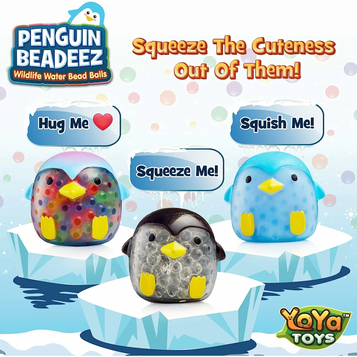 Penguin Stress Relief Balls for Anxiety - Set of 3