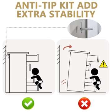 LUXOAK Farmhouse 6 Drawers Dresser, Wood Rustic Chest of Drawers for Bedroom, Closet Storage Dressers Organizer, 6 Drawers Chest for Living Room, Hallway, Grey