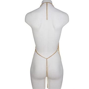 Sprfragrance Gold Body Chain Jewelry for Women - Stylish Bling