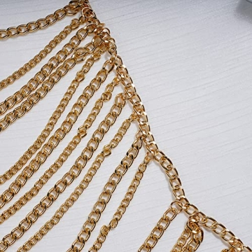 Sprfragrance Gold Body Chain Jewelry for Women - Stylish Bling