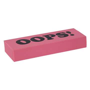 RAM-PRO Jumbo Pink Eraser for Kids and Adults