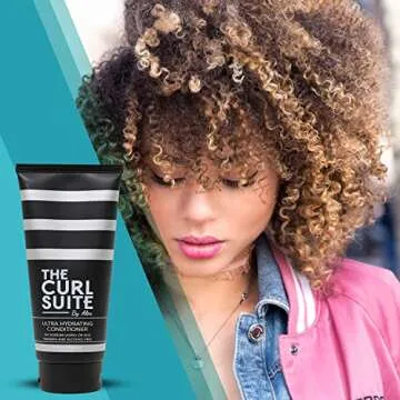 The Curl Suite Hydrating Conditioner for Women, Men, & Kids - Perfect Hair Conditioner for Curly Hair- Paraben & Sulfate Free Hydrating Conditioner - Adds Moisture & Shine (8 Oz.)