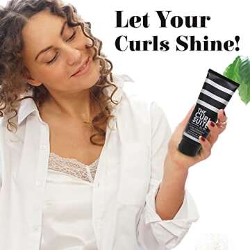 The Curl Suite Hydrating Conditioner for Women, Men, & Kids - Perfect Hair Conditioner for Curly Hair- Paraben & Sulfate Free Hydrating Conditioner - Adds Moisture & Shine (8 Oz.)